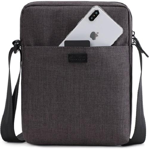 Luxury Men Messenger Bags Crossbody Business Travel Casual Handbag Male Splitter Canvas Shoulder Bag 2020 Male Sling Bag