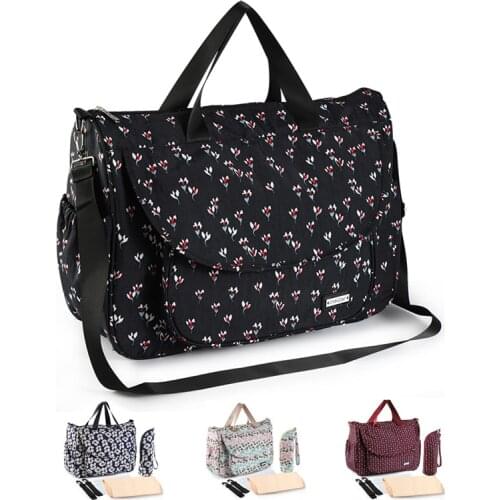 New Print Baby Bag for Stroller Waterproof Diaper Bag for Mom Large Capacity Mommy Nursing Bags Baby Care Maternity Bag