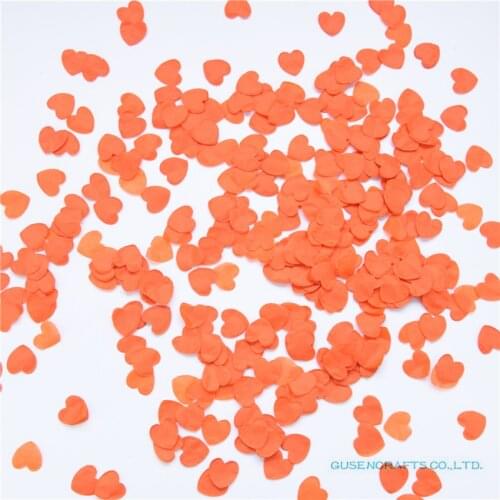 3000pcs orange Red Heart Shape Tissue Paper Confetti Wedding Birthday Party Table Decorations