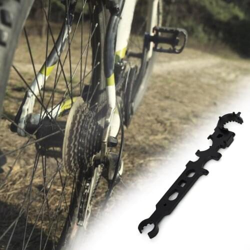 For AR15/M4 Outdoor Multifunctional Wrench Carbon Steel Spanner Wrench Axle Fit Bicycle Bike Repair Tool Carrying Durable Parts