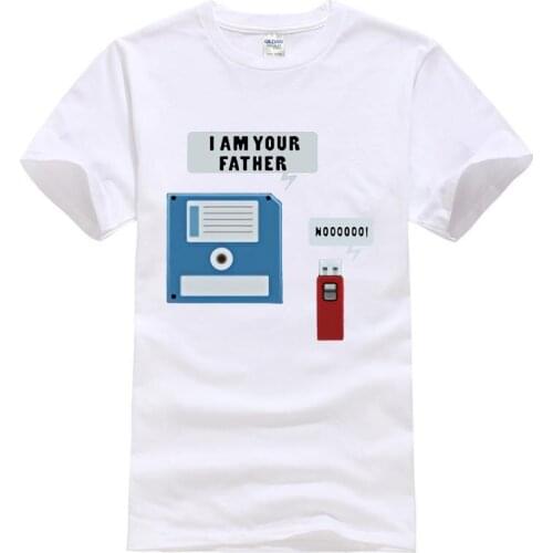Usb Floppy Disk Funny Geek T-Shirt Computer Nerd Brand Summer Style Cotton MenS Unique Masculine Streetwear Men T Shirt