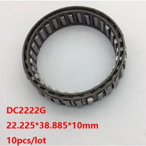 10pcs/lot DC2222G 22.225*38.885*10mm One Way Clutch Bearing Needle Roller Bearing prag free wheels type