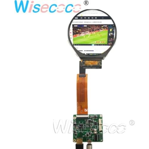 3.4" 800*800 Round 1:1 Circle Circular IPS TFT LCD Module Screen Display Panel TM034XVZP01 with MIPI HDMI Driver Board