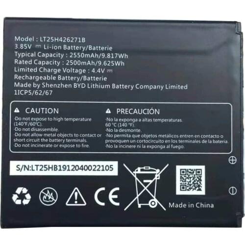 10PCS LT25H426271B 2550mAh Battery for AT&T Radiant Core U304AA Mobile phone