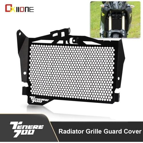 For Yamaha Tenere 700 Motorcycle Aluminum Radiator Grille Guard Cover Parts Tenere 700 T7 Rally 2019 202 2021 Accessories