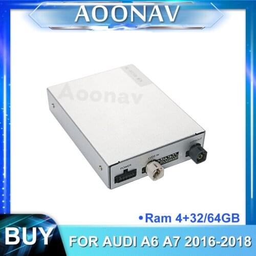 2din android car radio multimedia player Decoding Box for-AUDI A6 A7 2016-2018 car GPS navigation Video Interface Decoding tool