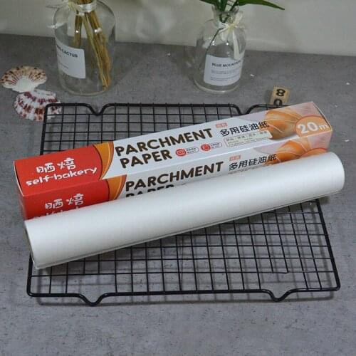 BBQ Baking Oil Paper Non-Stick Eco-Friendly Kitchen Cake Make Oven Baking Paper 5M Food-Grade Waterproof Oil Paper BBQ Tools