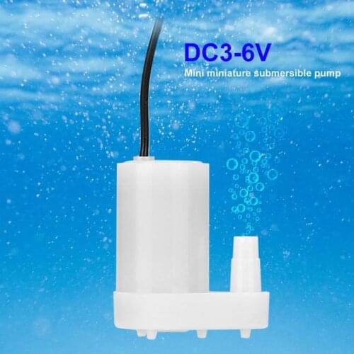 DC3-6V Low Noise Brushless Motor Pump Mini Micro Submersible Water Pump long lead large flow low noise