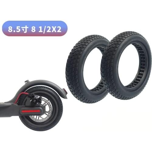 For Xiaomi Mijia Electric Scooter Hollow Solid Tire 8.5 Inch 8 1/2x2 Inflatable Tire 1s Pro General Purpose Accessories