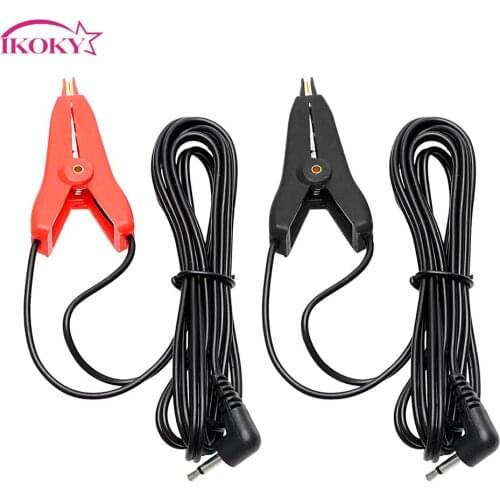 IKOKY 1Pcs Nipple Clamps Electro Breast Massager Medical Themed Toys Sex Toys for Women Men Electric Shock Nipple Clips