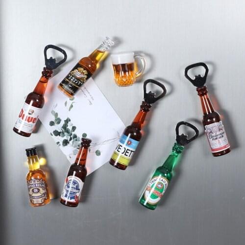 Creative Wine Bottle Opener Beer Bottle Opener Cat Magnet Refrigerator Sticker Dog Fridge Beer Opener bottle opener magnet