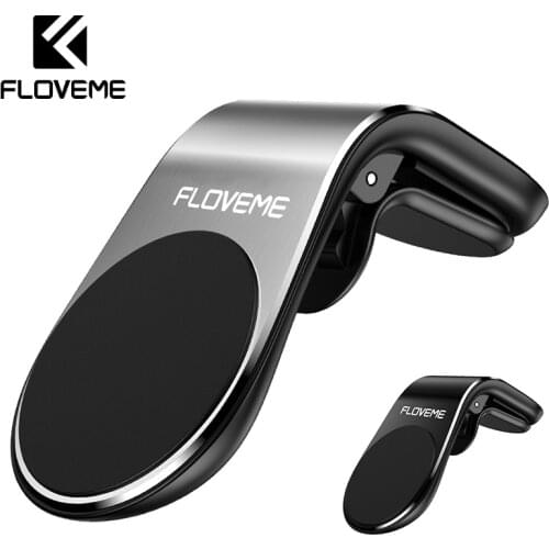 FLOVEME Mini L Shape Magnetic Car Phone Holder Magnect Air Vent Mount Bracket For Phone In Car For Huawei P40 P30 Pro Mate 30 20