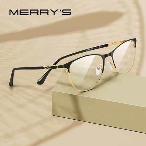 MERRYS DESIGN Women Retro Cat Eye Glasses Frame Ladies Fashion Eyeglasses Prescription Optical Eyewear S2116