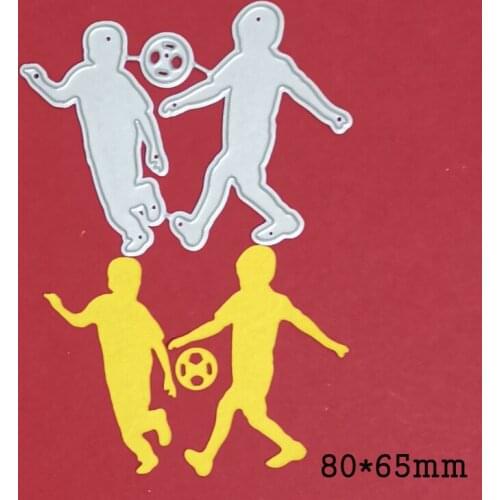 Metal cutting dies boys play football new craft cut die mold Scrapbooking craft paper knife mould blade punch stencils dies
