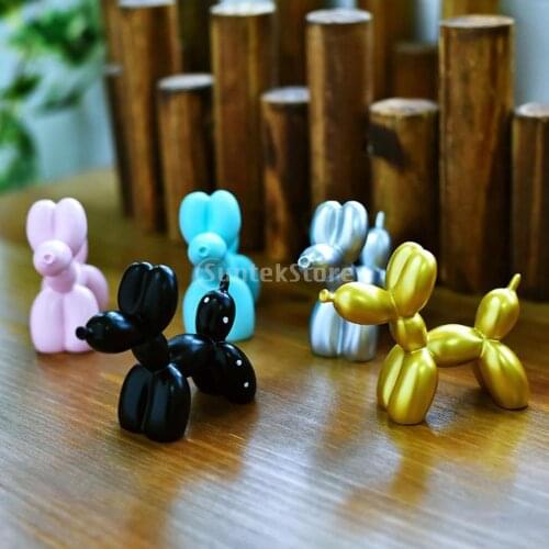 Fashion Balloon Dog Resin Crafts Sculpture Creative Gifts Modern Simple Home Decorations Statues Ornament