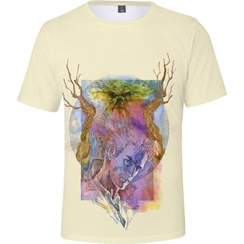 Men Animal t shirt Swamp monster 3D Print tshirt Men Funny tees tops Short Sleeve O-neck 3D Print Summer Clothes