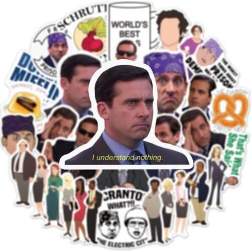 10/50PCS American TV Show Office Stickers DIY Skateboard Fridge Guitar Travel Snowboard Motorcycle Luggage Classic Toy Stickers