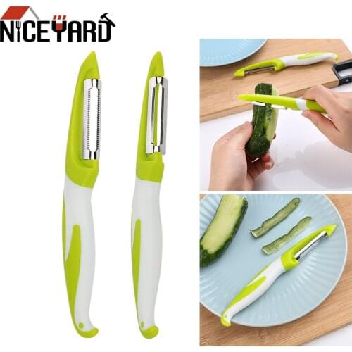 NICEYARD 1pc Stainless Steel Peeler Zester Carrot Potato Fruit Shred Grater Razor Sharp Cutter Vegetable Slicer Peeler Knife