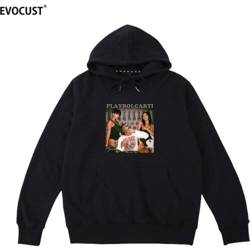 Playboi Carti Hip Hop Awesome guys rap Vintage Harajuku 90s Graphic Funny Rapper Hoodies Sweatshirts men women unisex Cotton