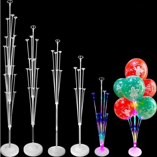 Balloon Stand Holder Column Confetti Balloons Happy Birthday Ballon Kids Baby Shower Wedding Christmas Decor Supplies