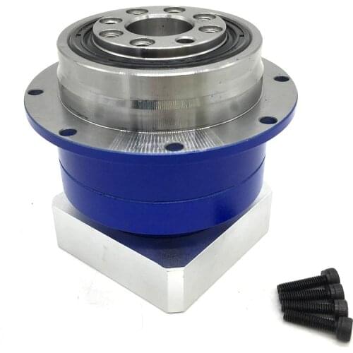 Helical Gear Flange Output Gearbox Ratio 4:1 110Nm Planetary Reducer 19mm Input 3Arcmin for 0.75KW 80mm 90mm Servo Motor