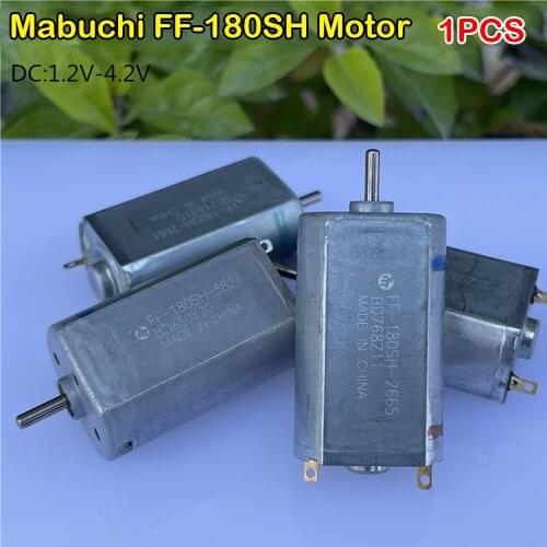 1PC Mabuchi FF180 Electric Motor DC 2.4V 3.6V 22000RPM High Speed Precious Metal Brush Mini Motor DIY Electric Shaver Toy Model