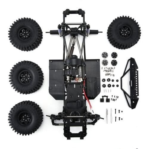 313mm 12.3" Wheelbase Assembled Frame Chassis for 1/10 RC Crawler Car SCX10 SCX10 II 90046 90047