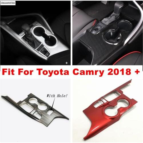 Center Control Transmission Stalls Gear Box Shift Panel Decoration Cover Trim Fit For Toyota Camry XV70 2018 2019 2020 2021 ABS