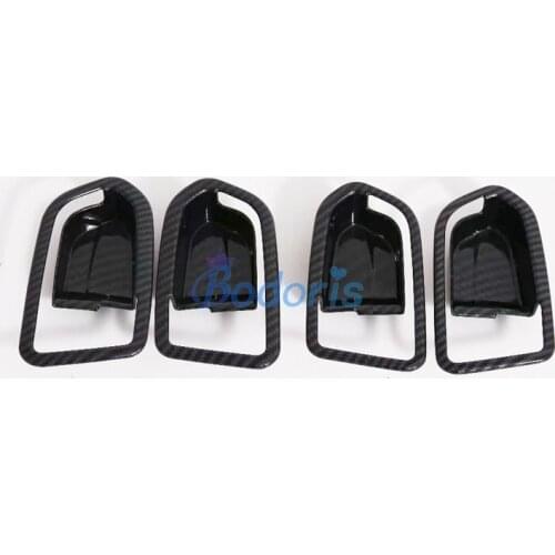 For Toyota Rush Daihatsu Terios F800 F850 2018-2020 Carbon Fiber Color Interior Door Handle Bowl Trim Car Styling Accessories