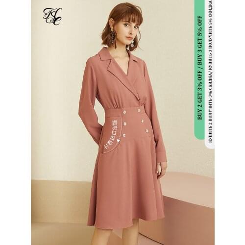 FANSILANEN Elegant Office Lady Black Blazer Dress Women Sliming Sexy Autumn Winter Dress Vintage Long Sleeve Party Midi Dress