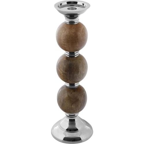 Vitale Lilav Wooden Candle Holder Large LİLAV WOOD