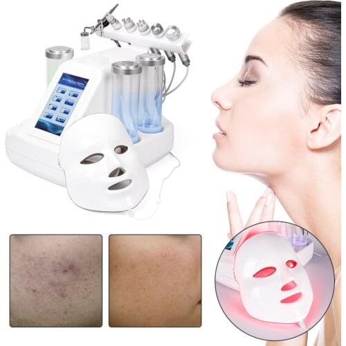 Multifunctional 7-in-1 Facial Cleanser Hydrogen Oxygen Jet Skin Care Device Lifting Firming Nourishing Skin Facial Beauty Tool