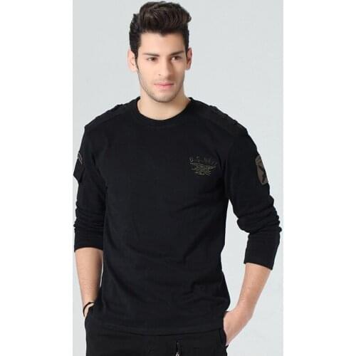 Hot Outdoor Hiking Tactical Army Shirt Men Sports Camping Hunting Fishing Shirt Full Sleeve Breathable Elasticity Loose T-Shirts