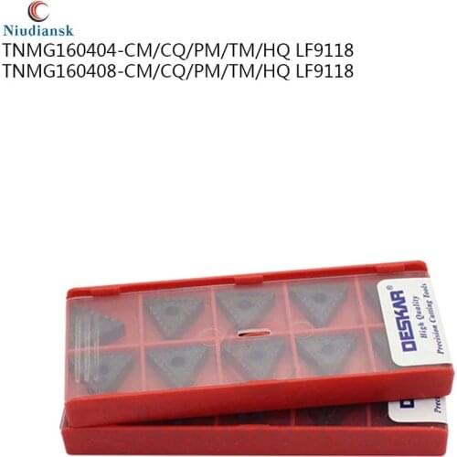 DESKAR TNMG160404-CM TM LF9118 TNMG160408-CM CQ PM TM HQ LF9118 original genuine carbide cutting insert CNC machine turning tool