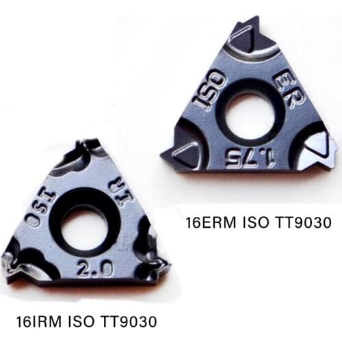 Original 16ERM 16IRM 1.5ISO 1.75ISO 2.00ISO 1.5ISO 3.0ISO TT9030 Carbide Inserts Metal CNC Lathe Cutter Tools Turning Cutting