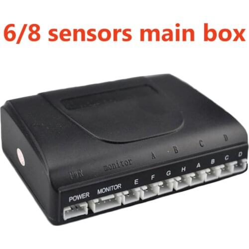Reverse Assistance Backup Radar System High Quality Best Selling Car Detector Parking Sensor Kit 6/8 Sensors Main Box 12V
