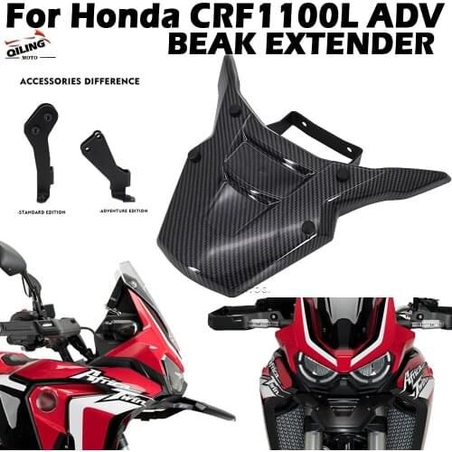 For Honda CRF1100L CRF 1100 L CRF 1100L Africa Twin Adventure Sports 2020 Motorcycle Front Beak Extender Front Beak Fairing