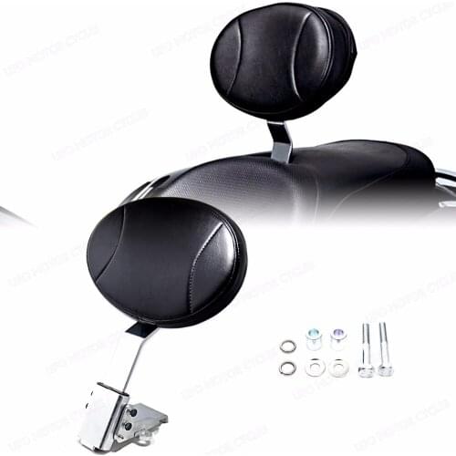 Adjustable Plug-In Driver Rider Backrest Kit For For Victory 2010-2017 Cross Country & 2012-2013 Hard-Ball