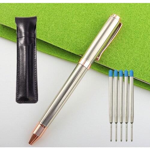Luxury Metal 706 Ballpoint Pen New Fashion color Luxury Spin Student Stationery Office Supplies