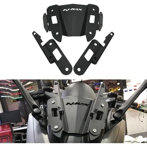 SEMSPEED Rearview Mirror Bracket For Nmax 155 NMAX 150 NMAX 125 2015-2019 Motorcycle NMAX Side Mirrors Hid Windshield Holder