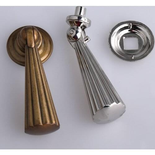 Modern Simple Retro Chrome Bronze Drop Pendant Drawer Dresser Tv Cabinet Shoe Cabient Knob Pull Solid Furniture Door Handle