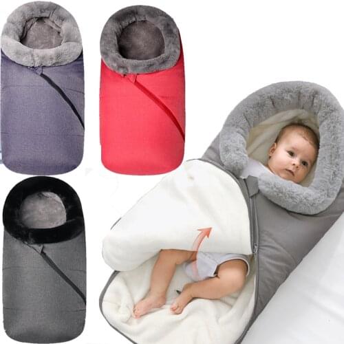 Toddler Baby Stroller Footmuff Cosy Toe Buggy Pushchair Sleeping Bag Warm Winter Sleepsack For Newborn Thicken Stroller Wrap