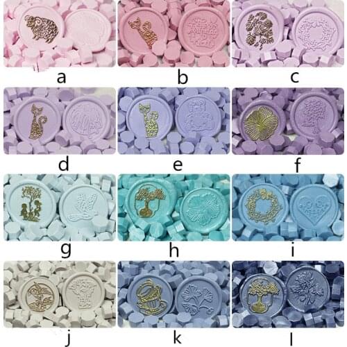 100Pcs Seal Stamp Wax Vintage Wax Seal Stamp Tablet Pill Beads for Envelope Wedding Wax Seal Ancient Sealing Wax