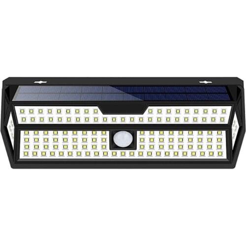 132LED Solar Garden Light 1810LM PIR Motion Sensor Lamp Outdoor Emergency Security Light IP65 Waterproof Solar Wall Lamp