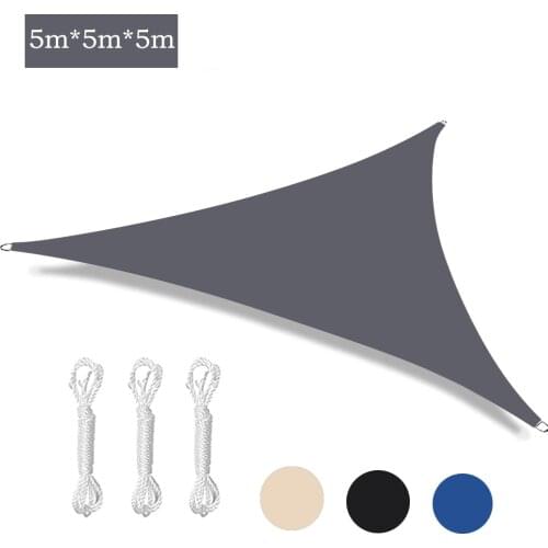 Triangle Sun Shade Sail Waterproof Awning For Garden Patio Sunscreen Protection Sun Canopy For Outdoor Party Beach Camping Pool