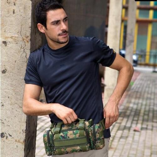 Outdoor Military tactical chest bag 3P magic messenger bag portable mens multi-purpose Sport riding big waist bag