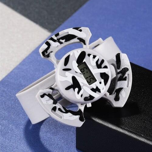 Unique shape design New Fashion Watch Trend Simple Mens Sports Electronic Watch montre connectée enfant Creativity Casual WX5