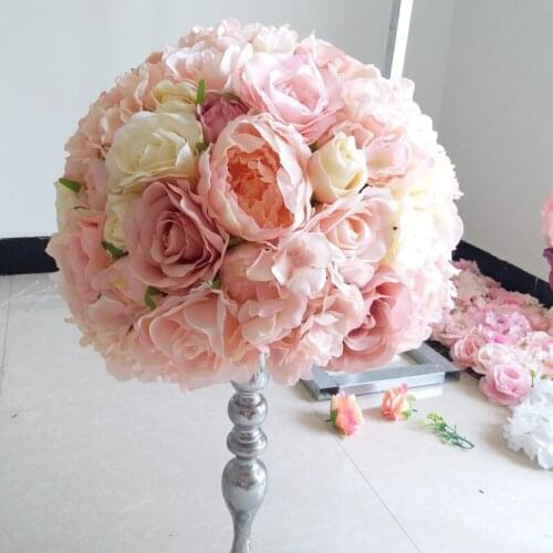 SPR Free shipping wedding occation centerpiece table flower baall Rose Road lead flower (only the flowers)4pcs/lot