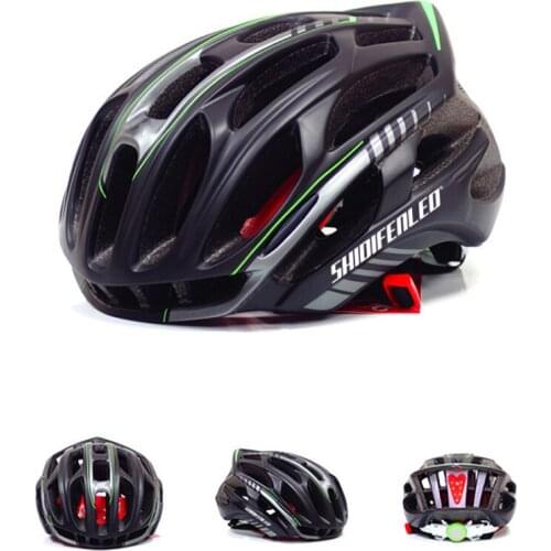 Bicycle Helmet With 3 Mode LED Tail Light Ultralight EPS+PC Cover 34 Vents Cycling Safely Cap Cycling Integrally-molded Helmet