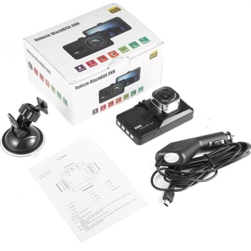 Full HD 3.0 inch 12MP 1080P Car DVR Driving Recorder Camcorder LED Night Vision 140 degrees Wide-angle Video Looping